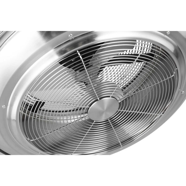 Brushed Nickel LED One-Light Indoor/Outdoor Ceiling Fan, image 3