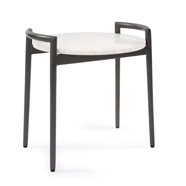 Black and White Round Side Table, image 3