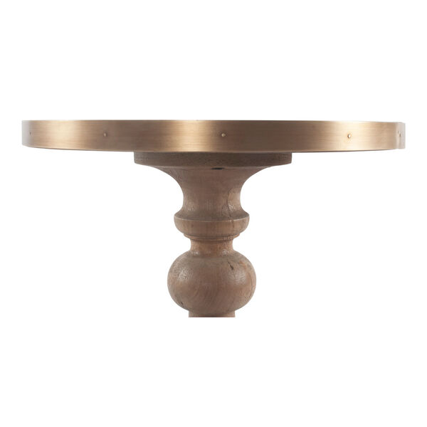 Tan Upturned Goblet Side Table, image 4