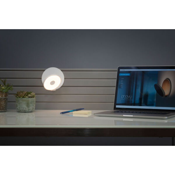 Gravy Matte White Plug-In LED Wall Sconce, image 5