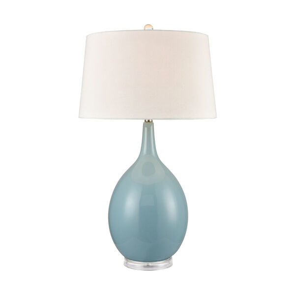 Merrion Strand Light Blue One-Light Table Lamp, image 1