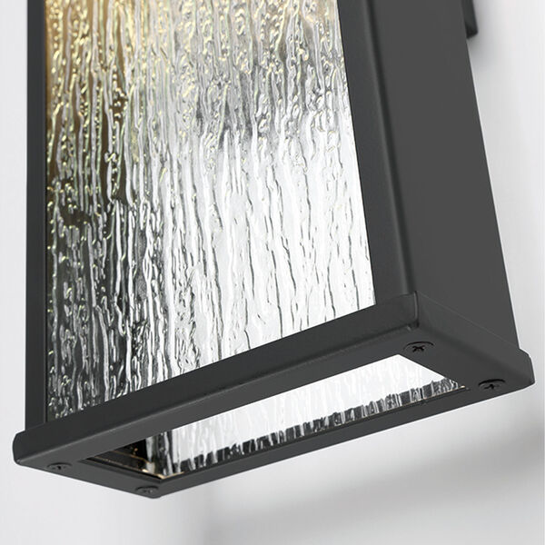 Venya Black 12-Inch LED Outdoor Wall Sconce, image 6