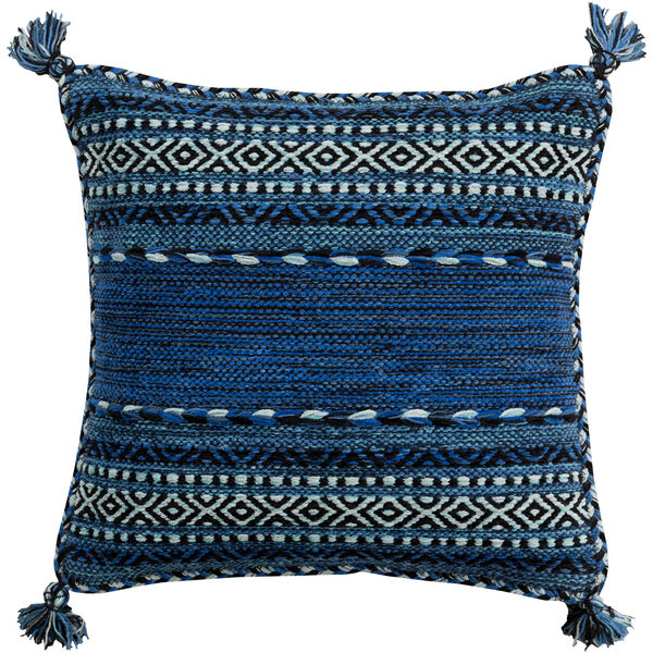 Trenza Blue 20-Inch Pillow Cover, image 1