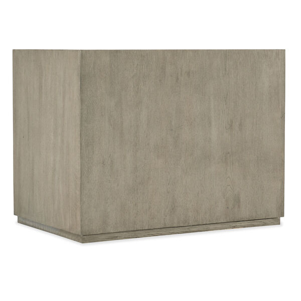 Linville Falls Smoked Gray Open Desk Cabinet, image 2