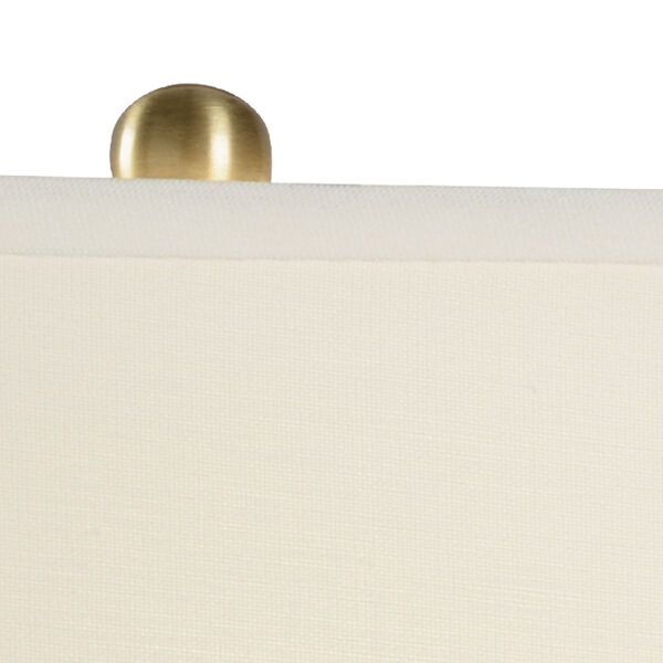 MarketPlace Gold and White One-Light Table Lamp, image 3