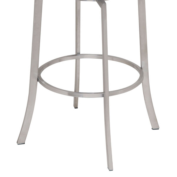 Viper Gray and Stainless Steel 30-Inch Bar Stool, image 3