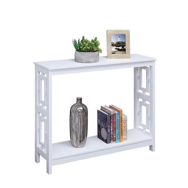 Town Square White 12-Inch Console Table, image 2
