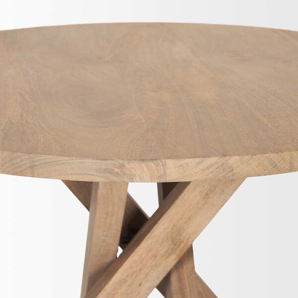 Solana Light Brown Wood Foyer Table, image 5