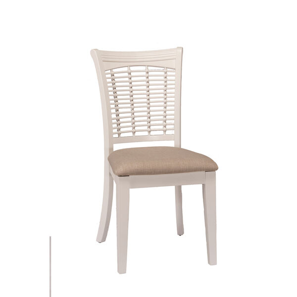 Grace White Dining Chair, Set of Two, image 1
