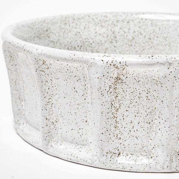 Silone White Small Ceramic Bowl, image 4