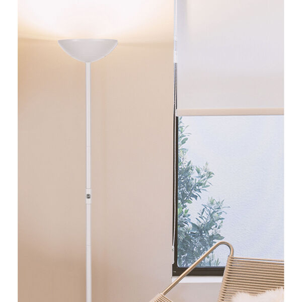 SkyLite White Integrated LED Floor Lamp, image 4