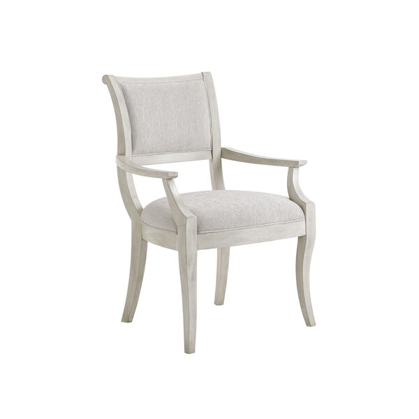Oyster Bay White Eastport Dining Arm Chair, image 1
