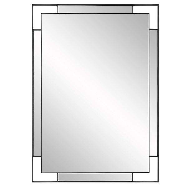Stellan Matte Black Wall Mirror, image 2
