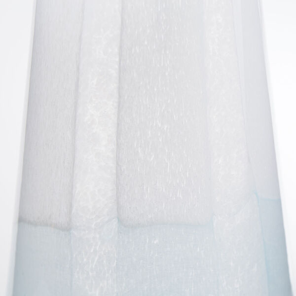 Sky Blue and White Large Backdrift Vase, image 2