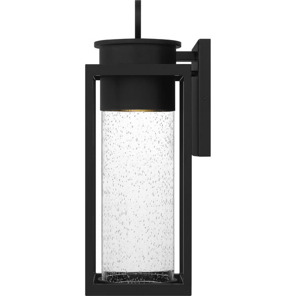 Donegal Matte Black Seven-Inch One-Light Outdoor Wall Mount, image 4
