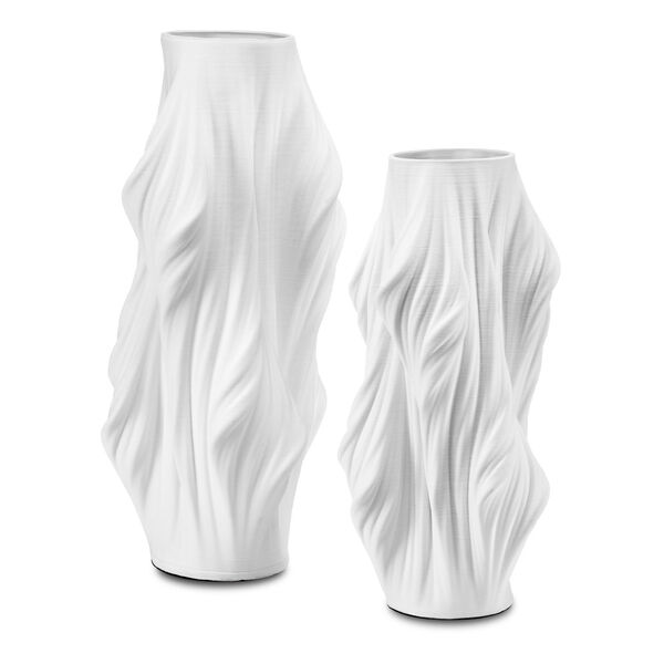 Yin White 15-Inch Small Decorative Vase, image 2
