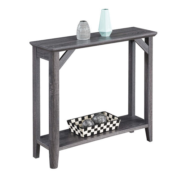 Winston Weathered Gray 12-Inch Hall Table, image 2