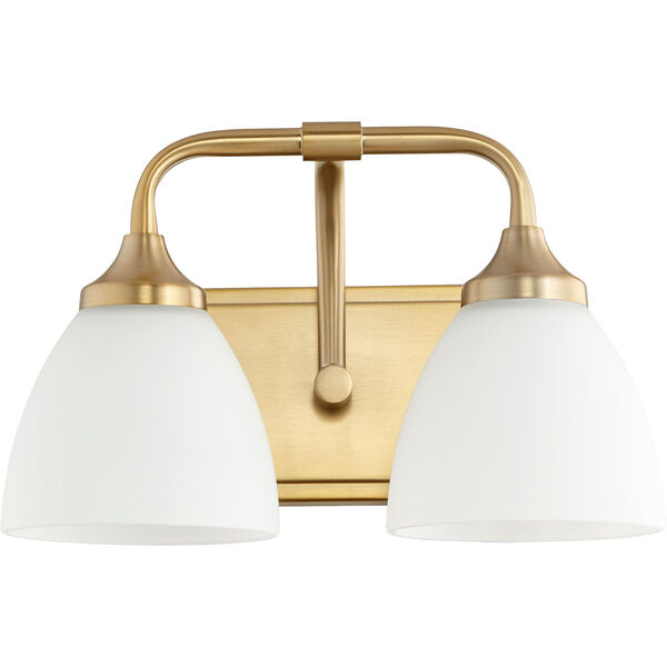 Enclave Aged Brass Two-Light 13-Inch Vanity, image 1