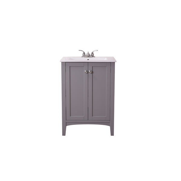 Mod Grey Vanity Washstand, image 1