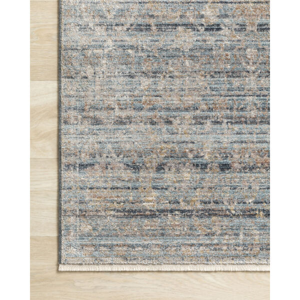Claire Ocean and Gold 2 Ft. 7 In. x 9 Ft. 6 In. Power Loomed Rug, image 6