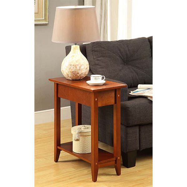 American Heritage Cherry Flip Top Side and End Table, image 5