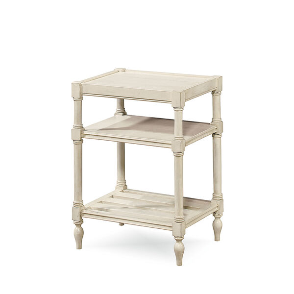 Summer Hill White Chair Side Table, image 1