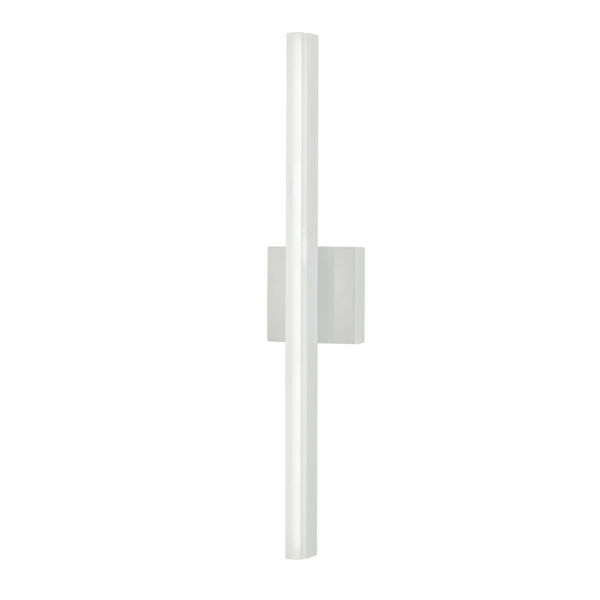 Ava Gloss White 24-Inch LED Wall Sconce, image 1