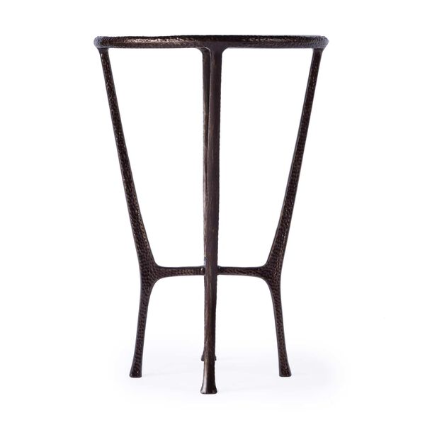 Lania Bronze Outdoor Marble Side Table, image 4