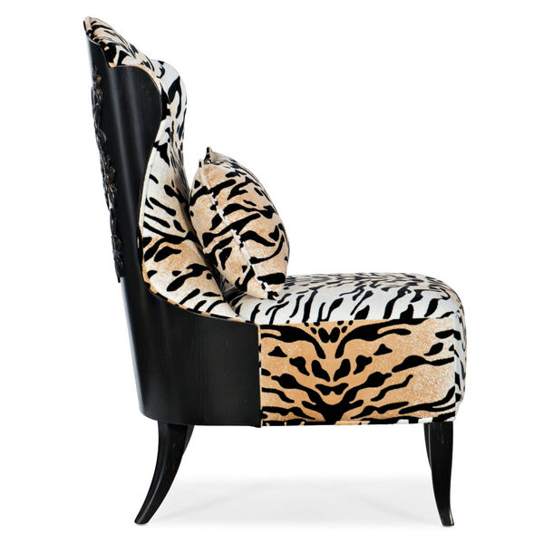 Sanctuary Noir Patterned Slipper Chair, image 4