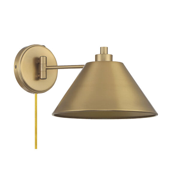 Chelsea Natural Brass 10-Inch One-Light Wall Sconce, image 2