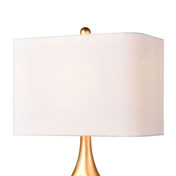 Mercurial Gold and Clear One-Light Table Lamp, image 3
