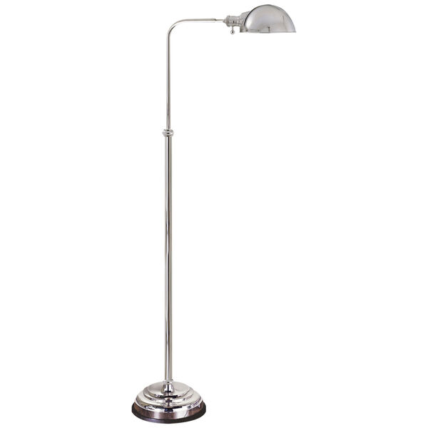 Apothecary Floor Lamp in Polished Nickel by Chapman and Myers, image 1