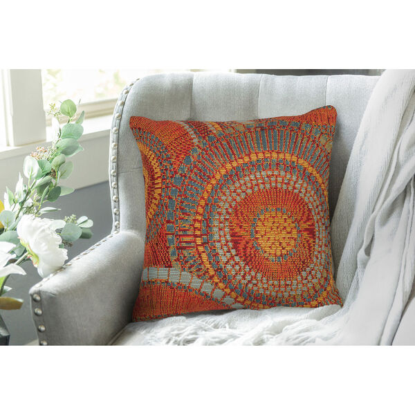 Marina Saffron Liora Manne Circles Indoor-Outdoor Pillow, image 2