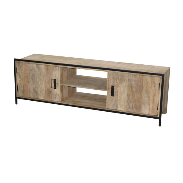Outbound Natural and Black Accent Cabinet, image 2