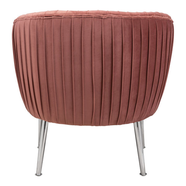 Betsy Pink and Silver Accent Chair, image 5