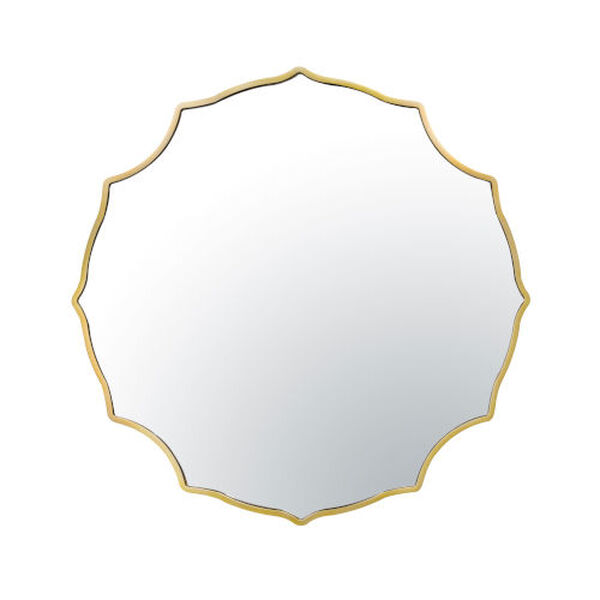 Not Baroque - en Gold 47-Inch Wall Mirror, image 1