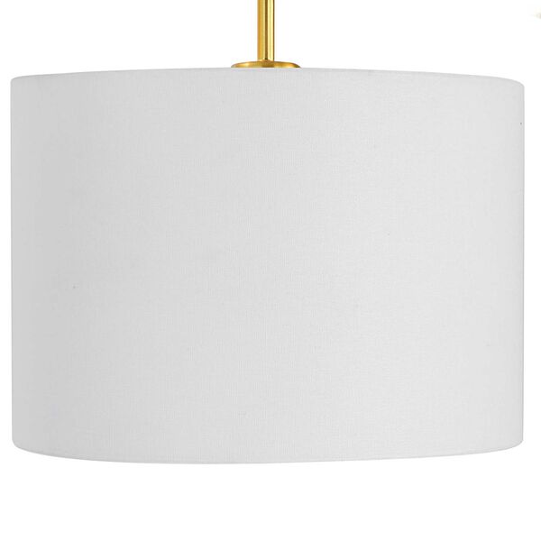 Kenwood Gold and White One-Light Floor Lamp, image 5