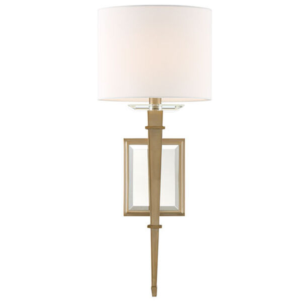 Chilton Aged Brass One-Light Wall Sconce, image 1