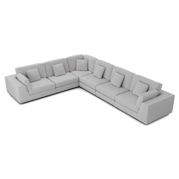 Vera 12 Gris Fabric Modular Sofa, image 3