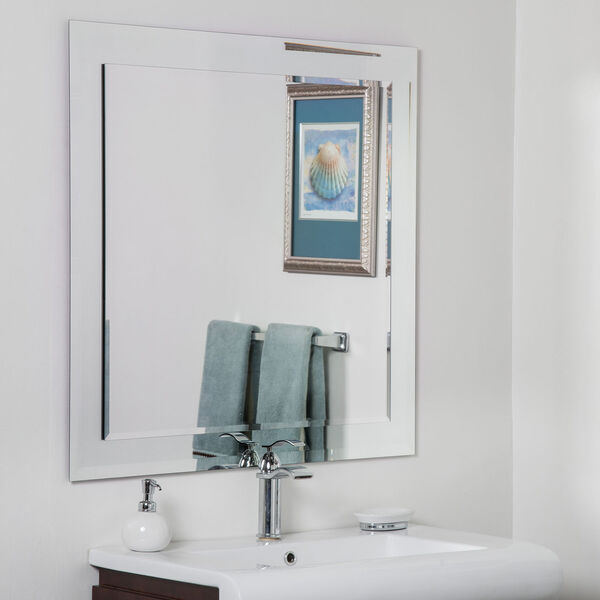 Double Layer Beveled Bathroom Mirror, image 5
