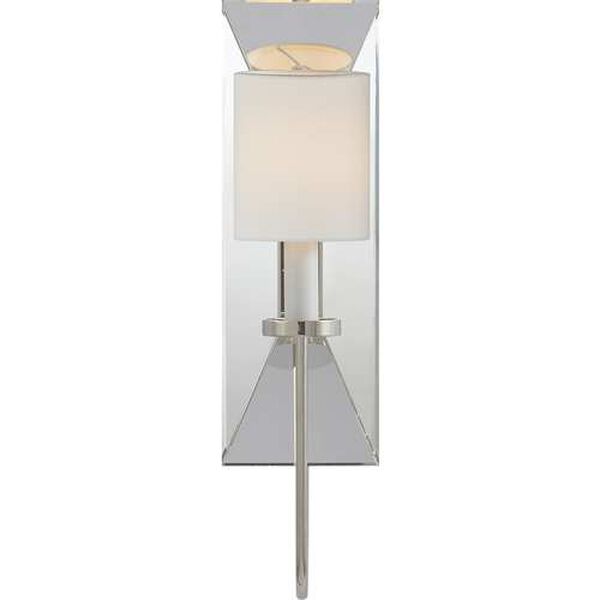 Cotswald Four Light Mirrored Sconce in Polished Nickel by Chapman and Myers, image 1