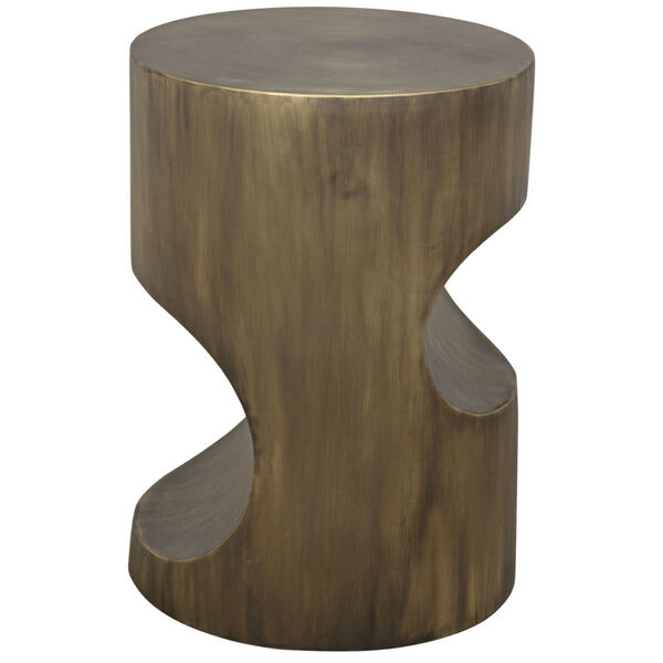 Margo Aged Brass 14-Inch Accent Table, image 1
