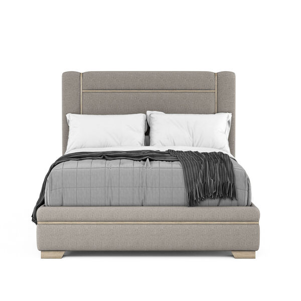 North Side Gray Upholstered Panel Bed, image 4
