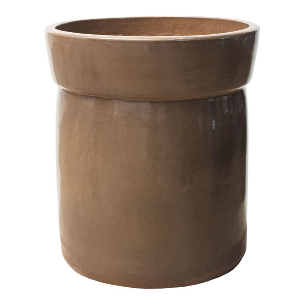 Ceramic Taupe Azov Planter, image 1