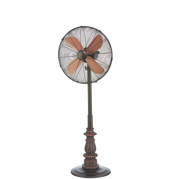 Kipling Brown Floor Fan with Adjustable Height, image 1