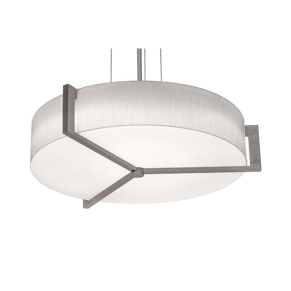 Apex Weathered Grey 27-Inch Integrated LED Pendant, image 1