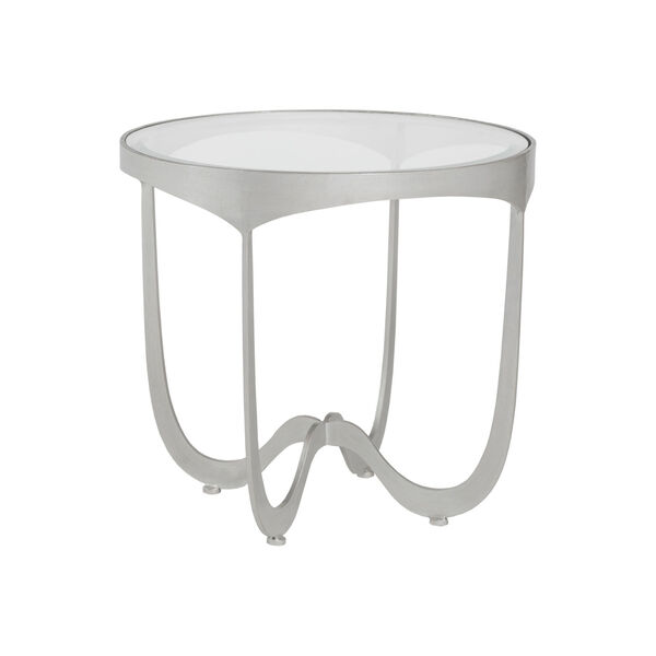 Metal Designs White Sophie Round End Table, image 1