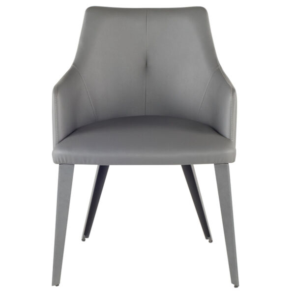 Renee Matte Gray Dining Chair, image 2
