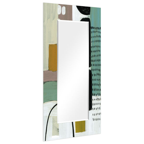 Introductions Multicolor 72 x 36-Inch Rectangular Beveled Floor Mirror, image 2