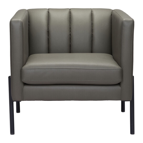 Jess Green and Black Accent Chair, image 4